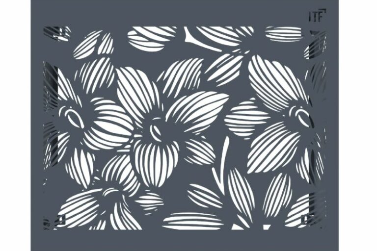 Cache climatisation / pompe à chaleur. Modèle Fleur de Lys RAL 7015. Cache climatisation / pompe à chaleur. Modèle Fleur de Lys RAL 7015.