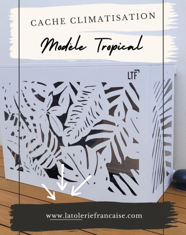 🌴 Cache Climatisation Tropical – L’exotisme au service de votre extérieur
Ajoutez une touche d’évasion à votre façade avec notre modèle Tropical !
Pensé pour allier design original et fonctionnalité, ce cache climatisation en aluminium laisse circuler l’air tout en masquant élégamment votre unité extérieure.

🛠️ Facile à installer – Prêt à poser en quelques minutes
🎨 Design ajouré "feuilles de palmier" – Élégance et originalité garanties
🌈 Disponible en 5 tailles et 5 couleurs – Adapté à toutes les marques
🇫🇷 Fabrication 100% française – Qualité, durabilité et savoir-faire

➡️ Que ce soit sur une façade, un balcon ou une terrasse, le modèle Tropical transforme votre climatisation en élément déco à part entière.

📦 Livraison rapide – Stock limité !
🛒 Découvrez le modèle Tropical sur notre site www.latoleriefrancaise.com
#cacheclimatisation #climatisation #climatiseur #esthetique #décoration #cacheclim #aluminium #madeinfrance🇫🇷 #moteurclimatisation #cacheclim #ventilation #designhome